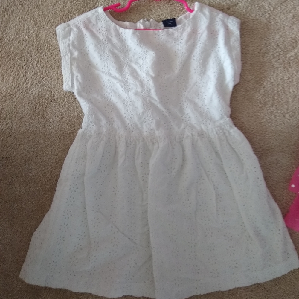 Gap gapkids xs 4-5 white summer dress